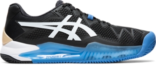 Men's GEL-RESOLUTION 8 CLAY | BLACK/WHITE | Tennis | ASICS