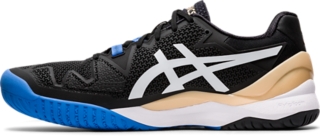 ASICS GEL-RESOLUTION 8 - BLACK/ WHITE - Padel Tenis Coronado