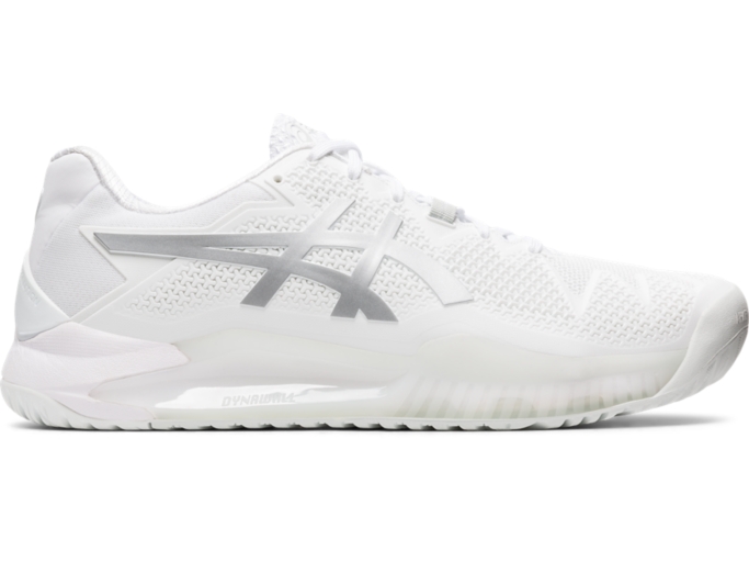 Men's GEL-Resolution 8 | White/Pure Silver | Tennis Shoes | ASICS