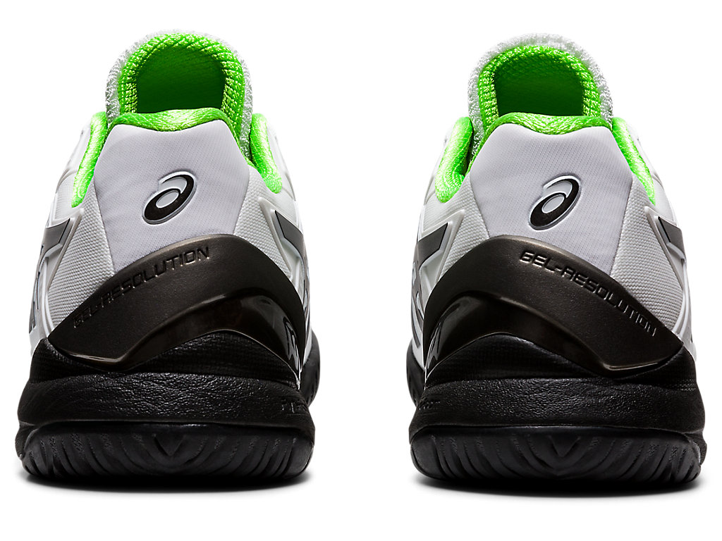 Men's GEL-Resolution 8 | White/Green Gecko | Tennis Shoes | ASICS