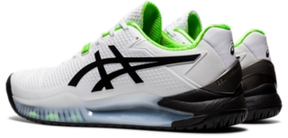 Men's GEL-Resolution 8 White/Green Gecko | Tennis | ASICS