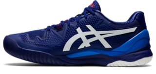 Men's GEL-Resolution 8 | Dive Blue/White | Tennis Shoes | ASICS