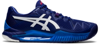 GEL Resolution 8 Men Dive Blue White Men s Tennis Shoes ASICS United States