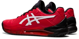 Red best sale asics gel