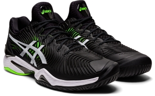 COURT FF 2 Men Black Green Gecko Men s Tennis Shoes ASICS United States