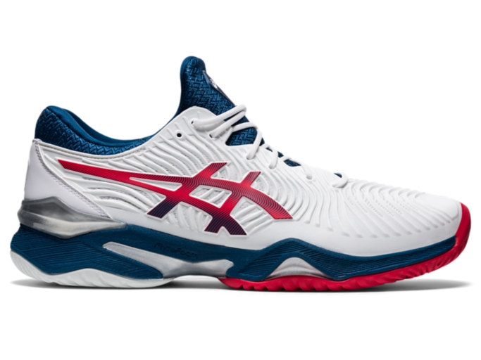 Men's COURT FF 2 | White/Mako Blue | Tennis Shoes | ASICS