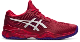 Men's COURT FF NOVAK Cranberry/White | Tennis Shoes | ASICS