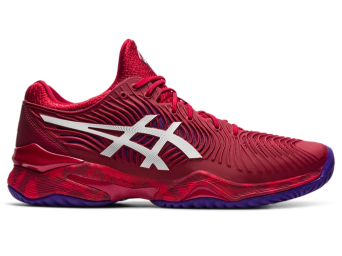 Men's COURT FF NOVAK | Cranberry/White | Tennis Shoes | ASICS