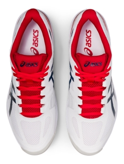 Men s COURT SPEED FF CLAY White Mako Blue Tennis Shoes ASICS