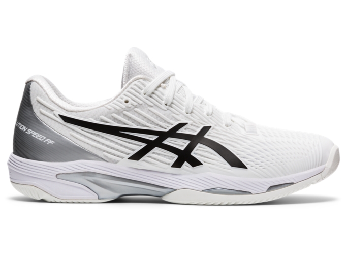 Men's SOLUTION SPEED FF 2 | White/Black | Tennis Shoes | ASICS