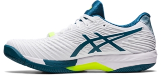 Men's SOLUTION SPEED FF 2 | White/Restful Teal | Tennis Shoes | ASICS