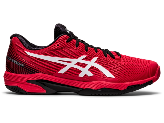 Men's SOLUTION SPEED FF 2 | Electric Red/White | Tennis Shoes | ASICS