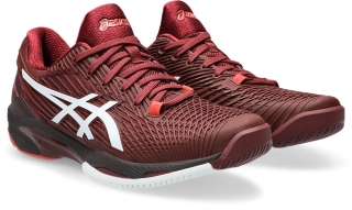 Men's SOLUTION SPEED FF 2 | Antique Red/White | Tennis Shoes | ASICS