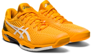 Men's SOLUTION SPEED FF 2 | Amber/White | Tennis Shoes | ASICS