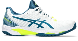 SOLUTION SPEED FF 2 HERRINGBONE Men White Restful Teal Mens Tennis Shoes ASICS Australia