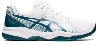 Men s GEL GAME 8 White Velvet Pine Tennis Shoes ASICS