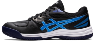 COURT SLIDE 2 CLAY/OC | BLACK/ELECTRIC BLUE | メンズ テニス シューズ【ASICS公式通販】