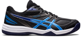 COURT SLIDE 2 CLAY/OC | BLACK/ELECTRIC BLUE | メンズ テニス シューズ【ASICS公式通販】