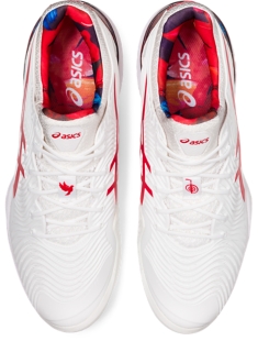 COURT FF NOVAK L.E. WHITE/CLASSIC RED