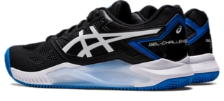 Men's GEL-CHALLENGER 13 Clay | Black/Electric Blue | Tennis Shoes