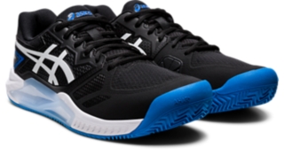 Men's GEL-CHALLENGER 13 Clay Black/Electric Blue | Tennis Shoes | ASICS