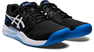 Men's 13 | Black/Electric Blue | Tennis Shoes | ASICS