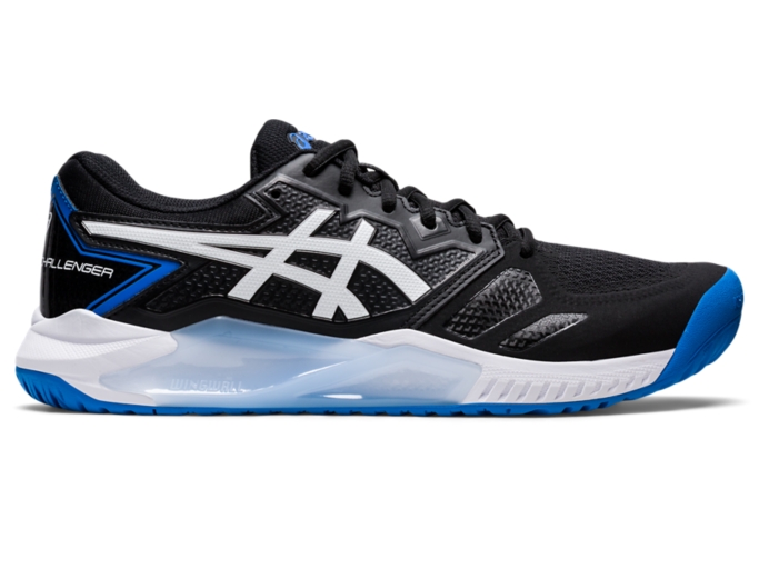 Men's GEL-CHALLENGER 13 | Black/Electric Blue | Tennis | ASICS