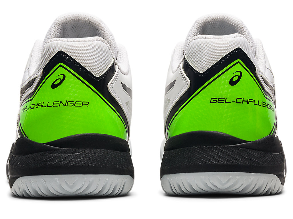 Men's GEL-CHALLENGER 13 | White/Green Gecko | Tennis Shoes | ASICS
