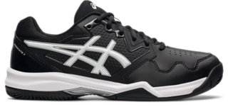 Men s GEL DEDICATE 7 CLAY Black White Tennis ASICS UK