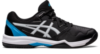 Tênis Asics Gel Dedicate 7 Clay Preto e Azul 