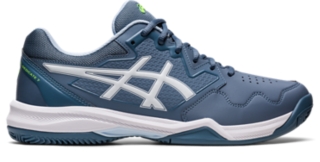Mission Pointer Moden Men's GEL-DEDICATE 7 CLAY | Steel Blue/White | Tennis Shoes | ASICS
