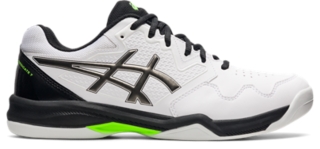 duurzame grondstof verlangen bemanning Men's GEL-DEDICATE 7 INDOOR | White/Gunmetal | Tennis | ASICS