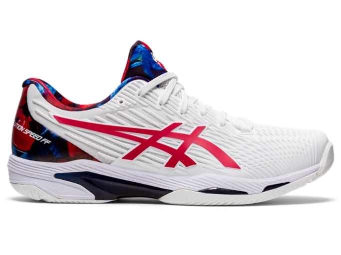 Men's SOLUTION SPEED FF 2 L.E. | White/Classic Red | Tennis Shoes | ASICS