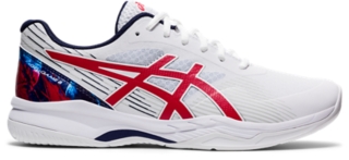 Asics blue and on sale red