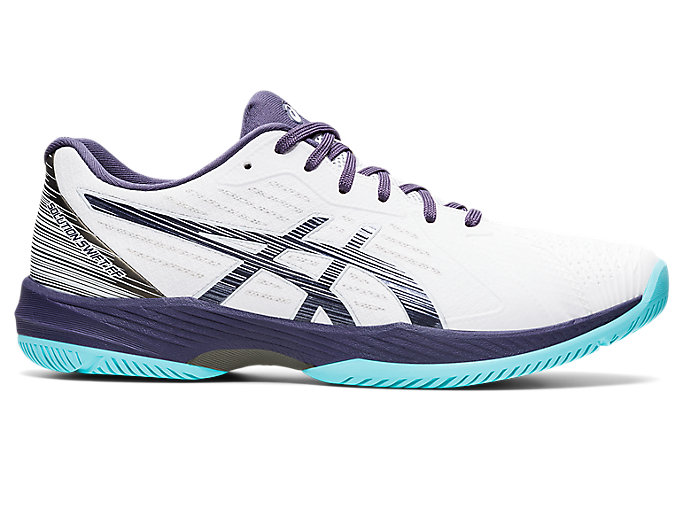 Image 1 of 7 of Homme White/Indigo Fog SOLUTION SWIFT™ FF Chaussures de Tennis pour Hommes