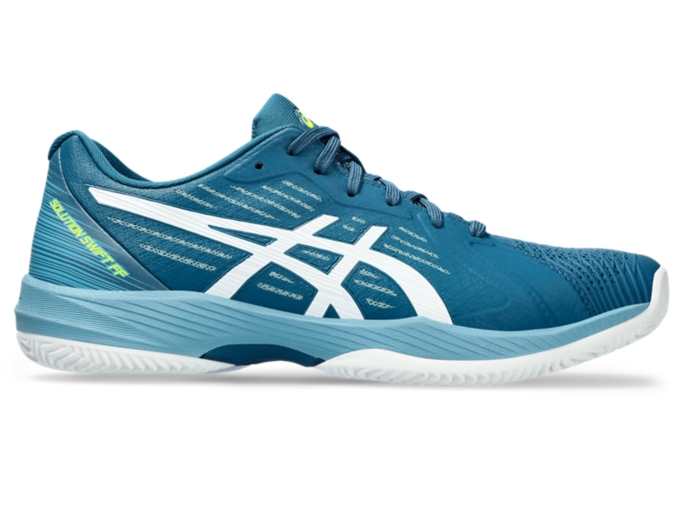 Men's SOLUTION SWIFT FF CLAY | Restful Teal/White | Tennis Shoes | ASICS