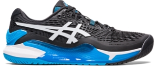 Men's GEL-RESOLUTION 9 | Black/White | Tennis Shoes | ASICS