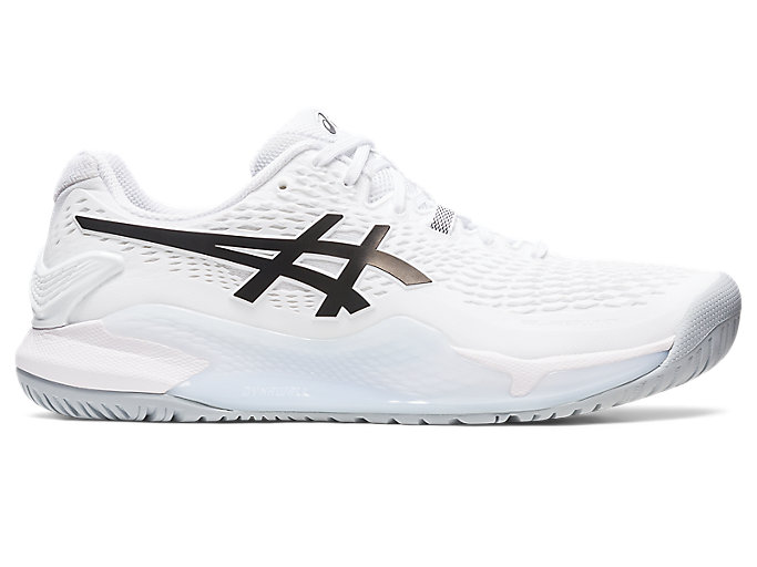 Image 1 of 7 of Homme White/Black GEL-RESOLUTION 9 Chaussures de tennis hommes