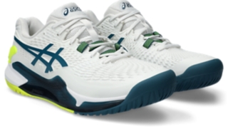 GEL-RESOLUTION 9 | MEN | WHITE/RESTFUL TEAL | ASICS South Africa