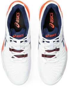 Asics Gel Resolution 9 Wh/Blue/Or Men's Shoes