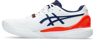 Men's GEL-RESOLUTION 9 | White/Blue Expanse | Tennis Shoes | ASICS