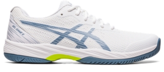 Men's GEL-GAME 9, White/Steel Blue, Chaussures de tennis pour hommes