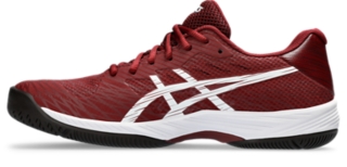 ASICS Men`s Gel-Resolution 9 Clay Tennis Shoe Antique Red and White