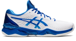 Men's COURT FF NOVAK CLAY | White/Tuna Blue | Tennis Shoes | ASICS