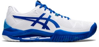  ASICS Zapatillas de tenis Gel-Resolution 8 para hombre, armonía  azul/blanco : Ropa, Zapatos y Joyería
