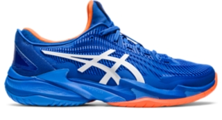 Men's COURT FF 3 NOVAK | Tuna Blue/White | Tennis Shoes | ASICS