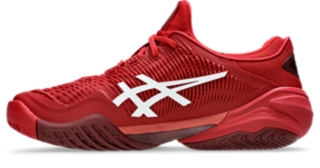 Men's COURT FF 3 NOVAK | Cranberry/White | Tennis Shoes | ASICS