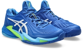 Chaussures Asics Gel Court FF 3 Blanc / Bleu - Extreme Tennis