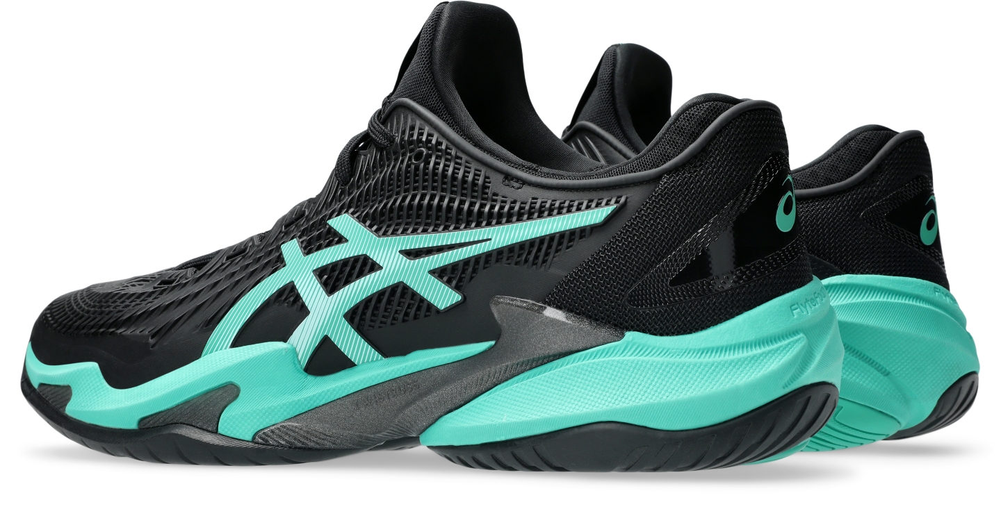 Мужские кроссовки ASICS Court FF 3, цвет: Чёрный / Зелёный — фото 3