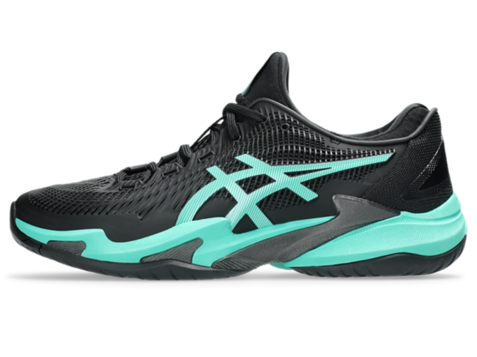 COURT FF 3 | Men | BLACK/AURORA GREEN | Men's Tennis Shoes | ASICS